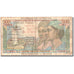 Geldschein, Réunion, 10 Nouveaux Francs on 500 Francs, Undated (1967-71)