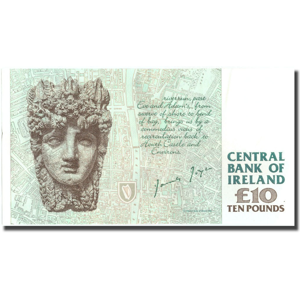 Banknote, Ireland - Republic, 10 Pounds, 1993, 1995-04-24, KM:76a, UNC(60-62)