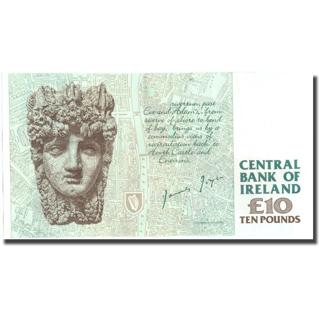 Banknote, Ireland - Republic, 10 Pounds, 1993, 1995-04-24, KM:76a, AU(55-58)