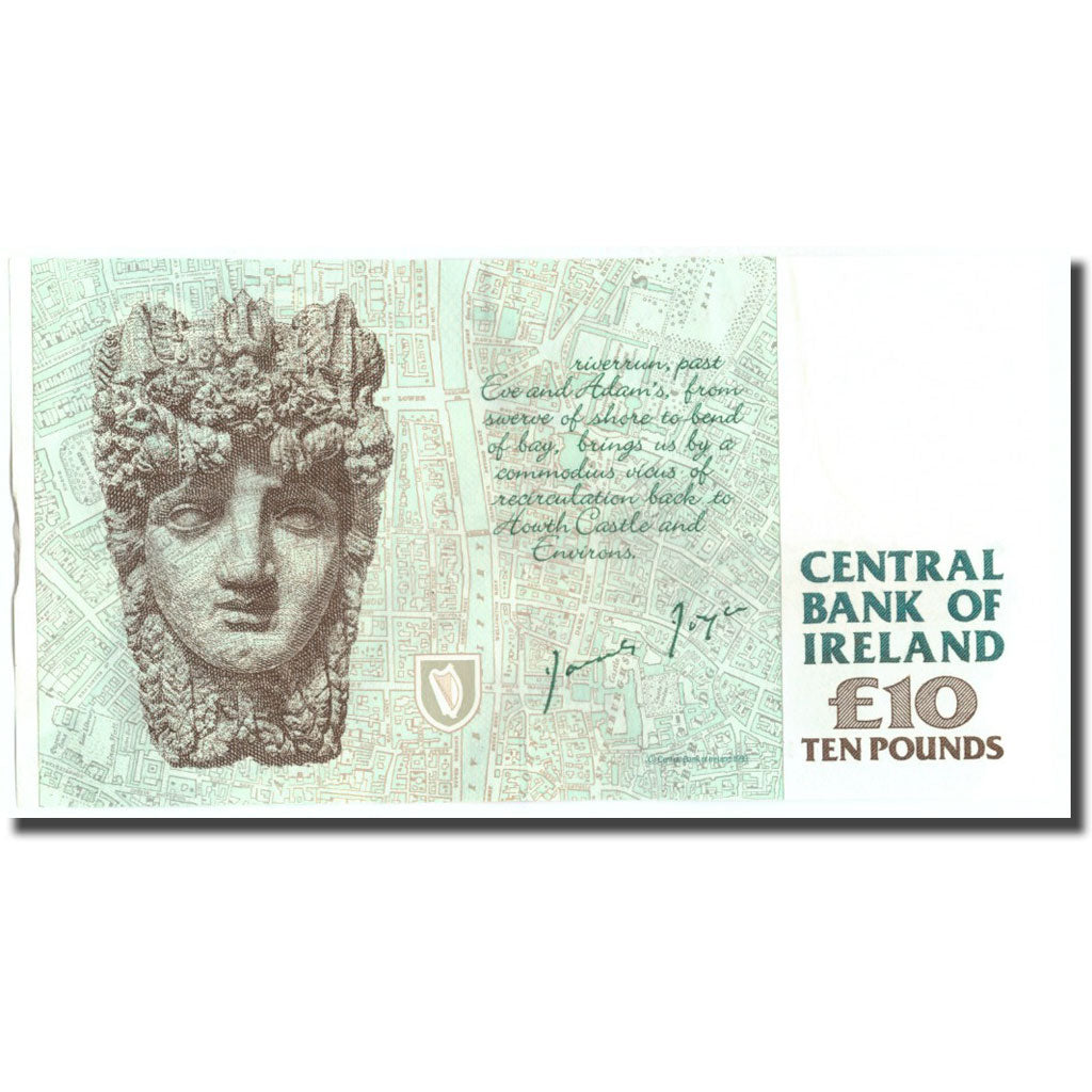 Banknote, Ireland - Republic, 10 Pounds, 1993, 1995-04-24, KM:76a, AU(55-58)
