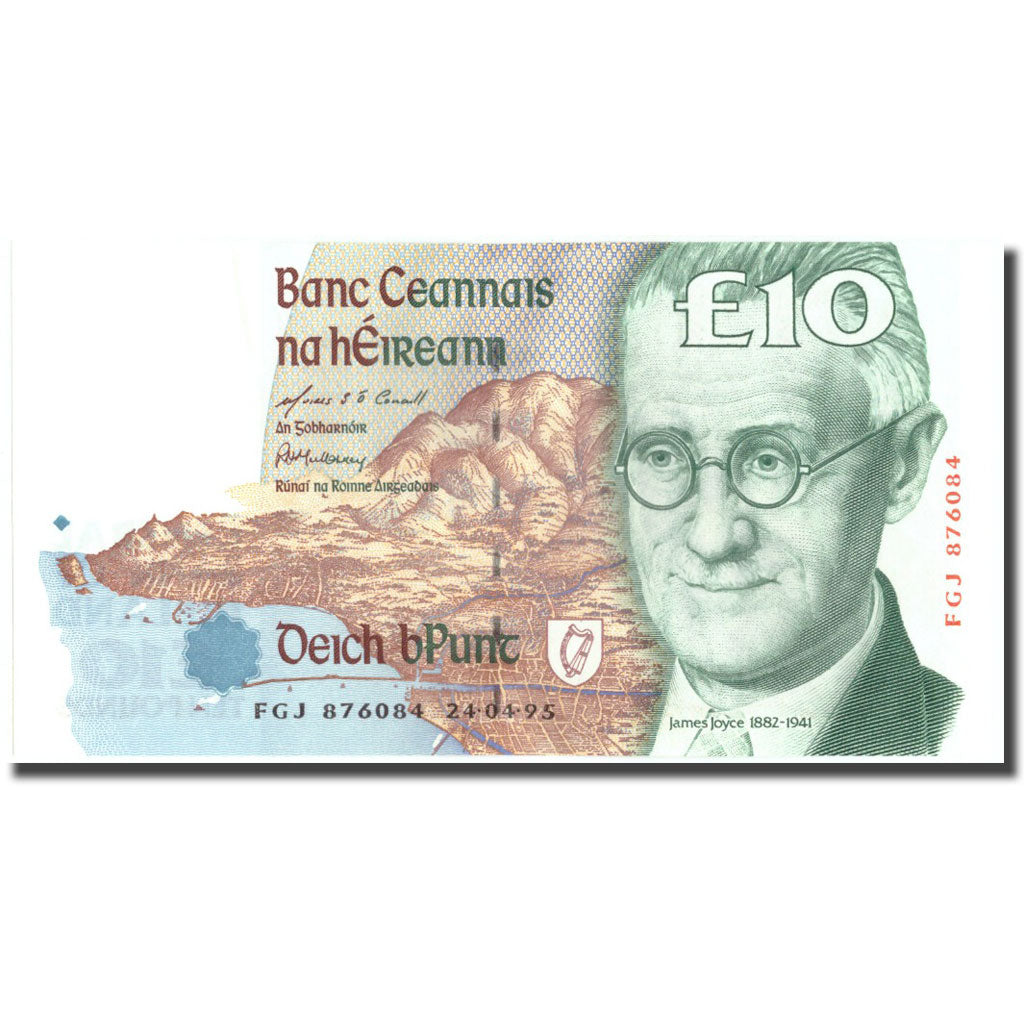 Billet, Ireland - Republic, 10 Pounds, 1993, 1955-04-24, KM:76a, SPL