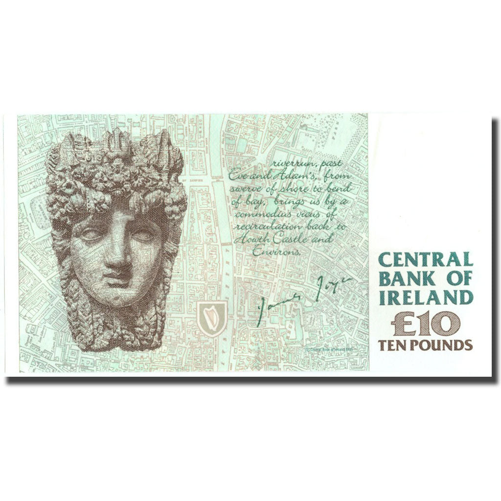 Banknote, Ireland - Republic, 10 Pounds, 1993, 1995-04-24, KM:76a, UNC(60-62)