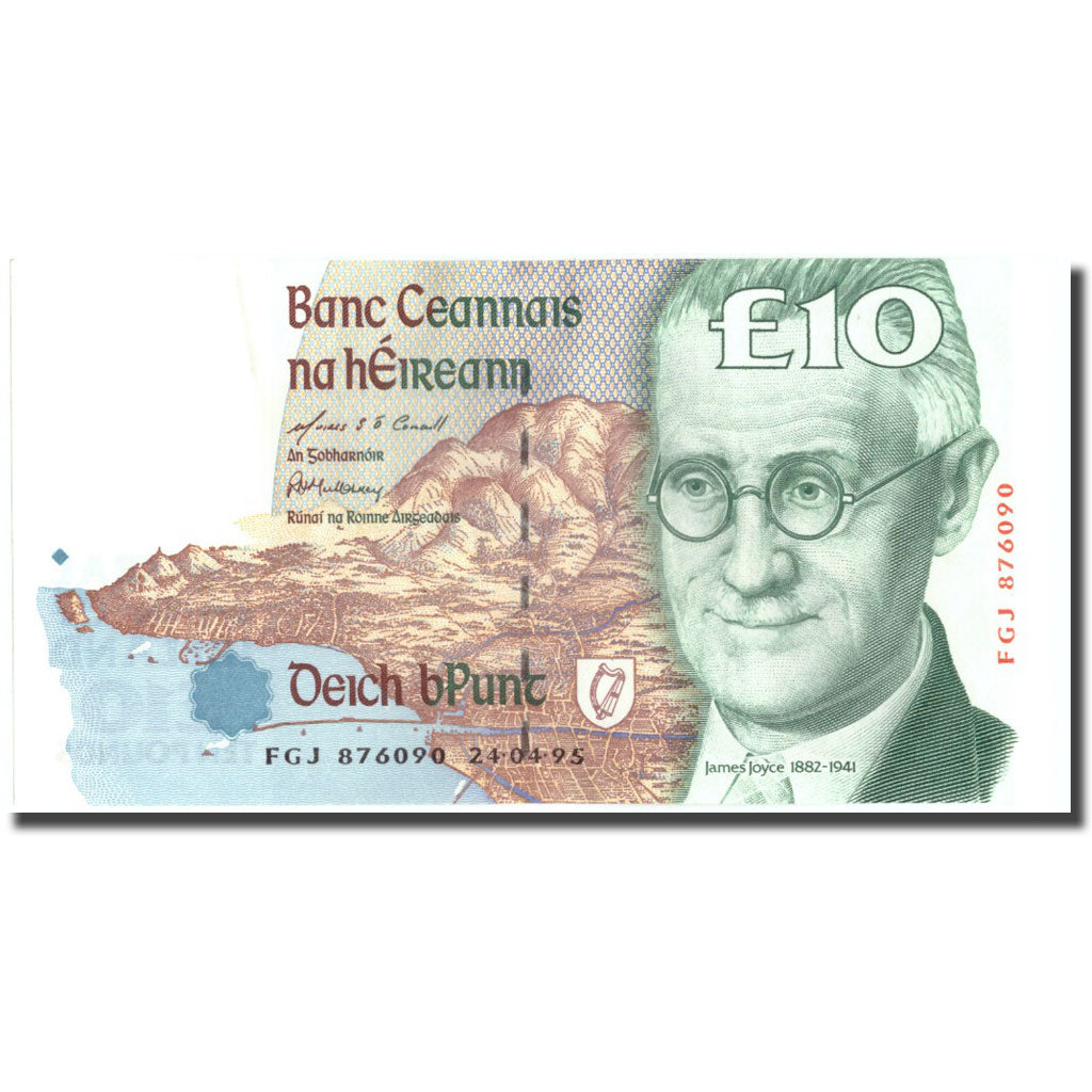 Banknote, Ireland - Republic, 10 Pounds, 1993, 1995-04-24, KM:76a, AU(55-58)