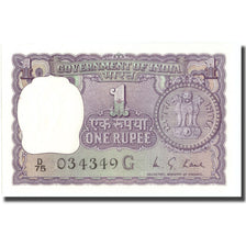 Banknote, India, 1 Rupee, Undated (1974), KM:77o, UNC(60-62)