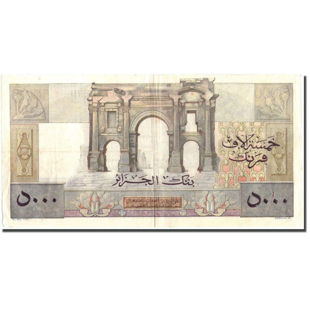 Banknote, Algeria, 5000 Francs, 1947, 1947-07-17, KM:105, EF(40-45)
