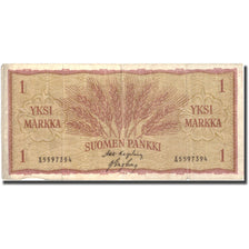 Banconote, Finlandia, 1 Markka, 1963, 1963, KM:98a, B+