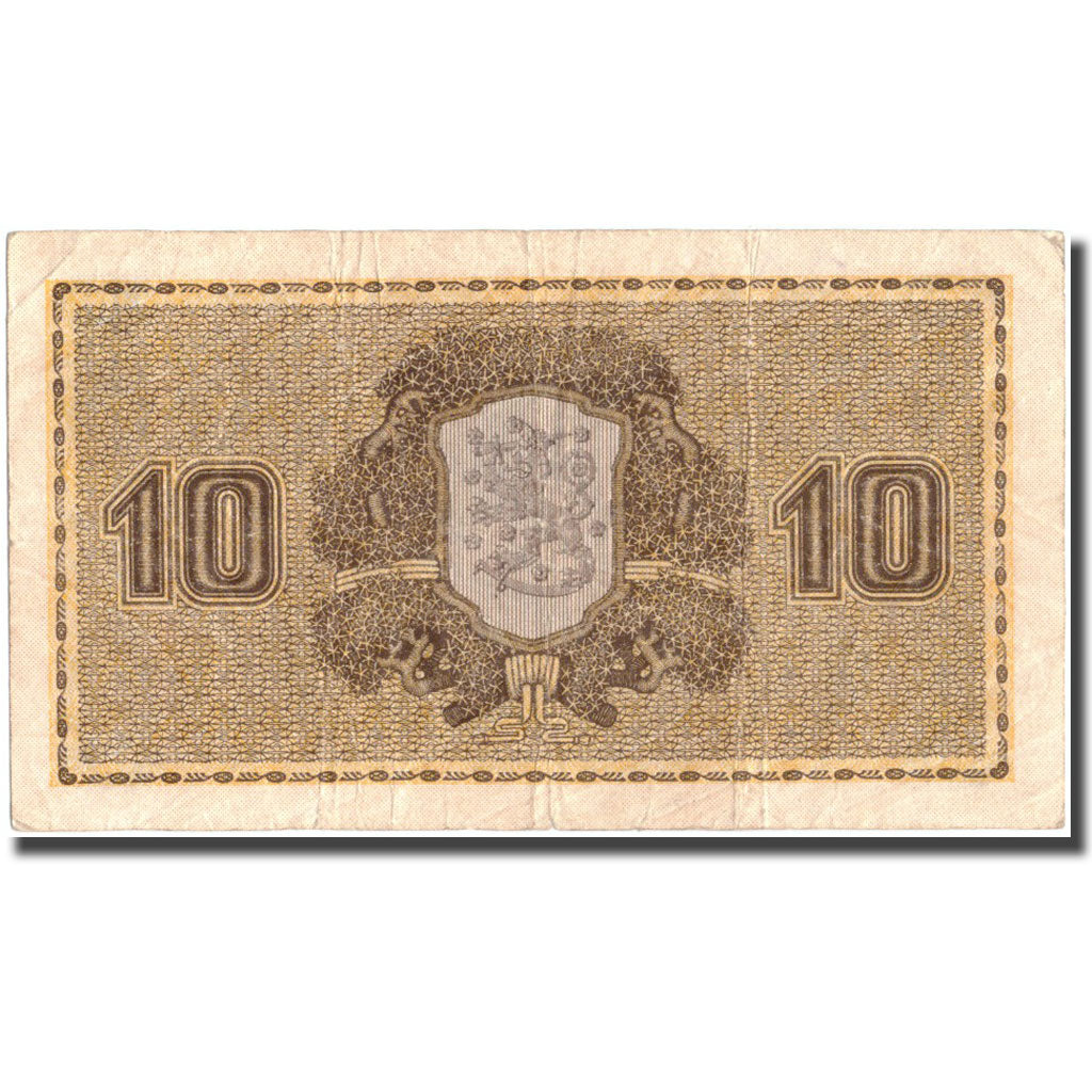 Banknote, Finland, 10 Markkaa, 1922, 1922, KM:62a, VF(20-25)