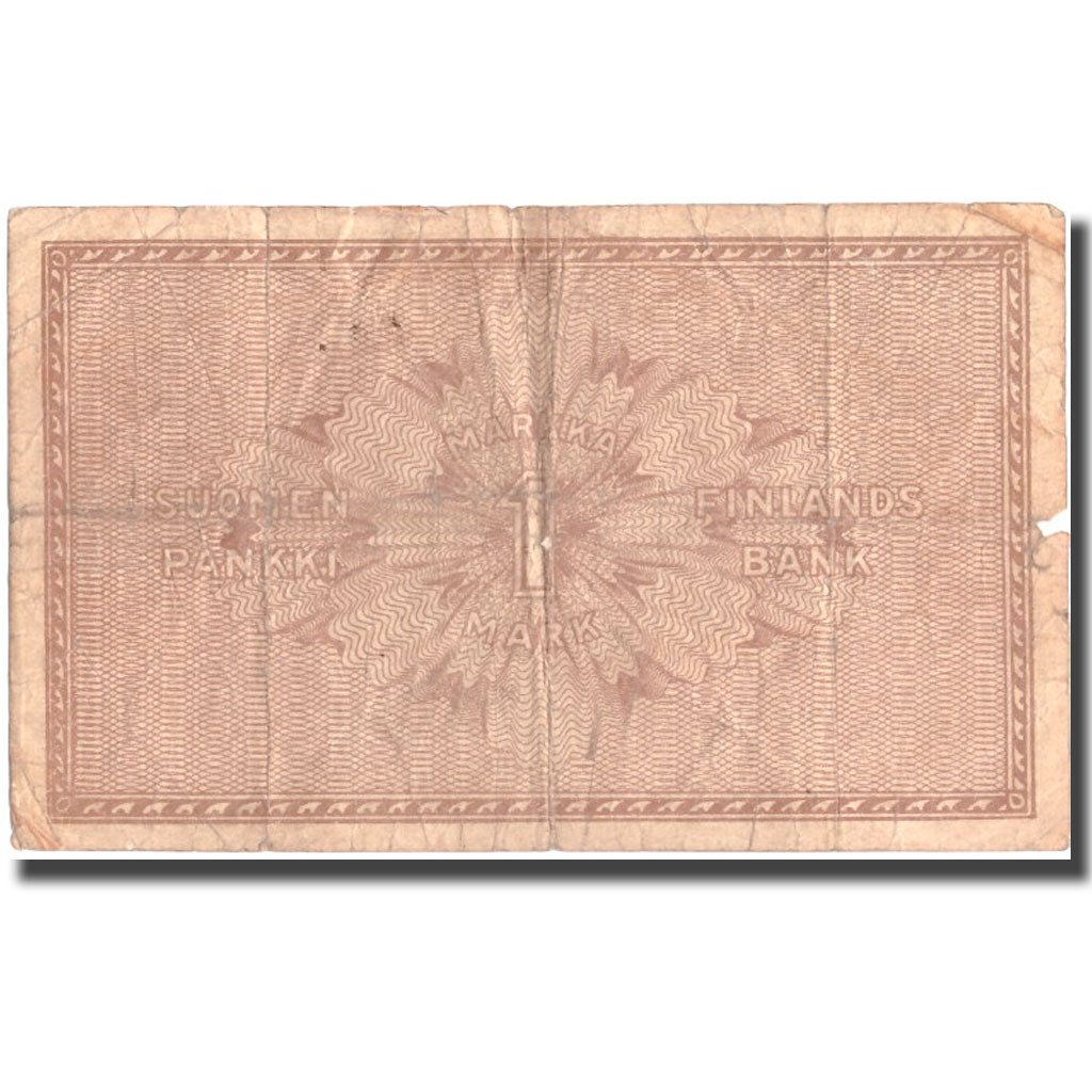 Banknote, Finland, 1 Markka, 1918, 1918, KM:35, VG(8-10)