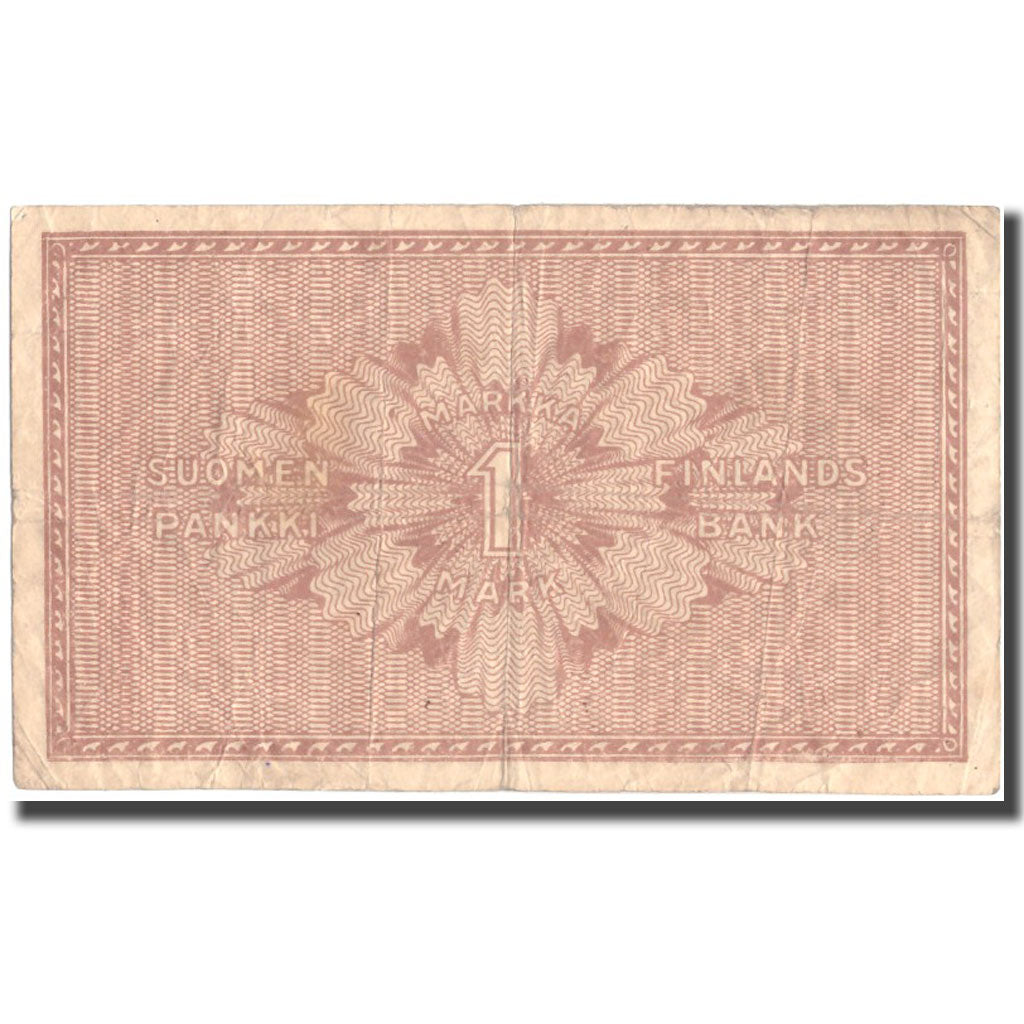 Banknote, Finland, 1 Markka, 1918, 1918, KM:35, VF(20-25)