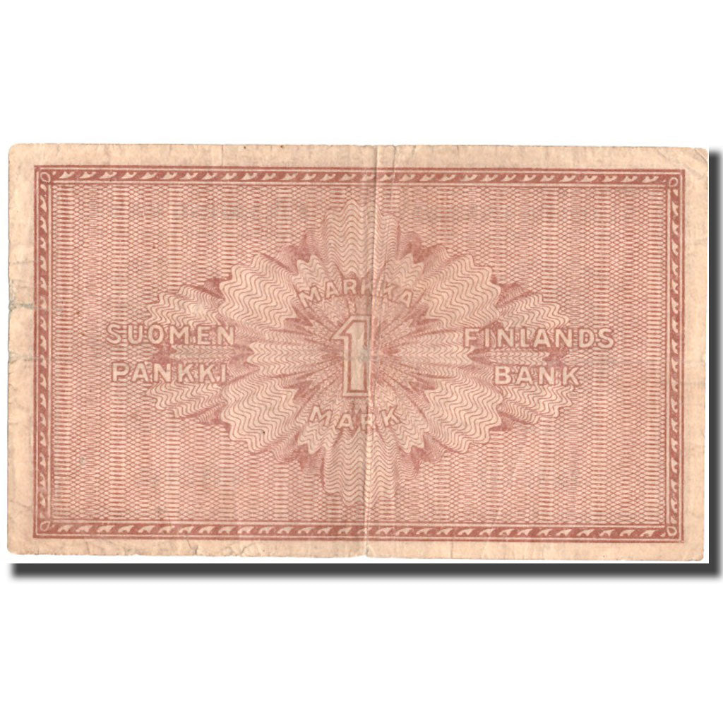 Banknote, Finland, 1 Markka, 1918, 1918, KM:35, VF(20-25)