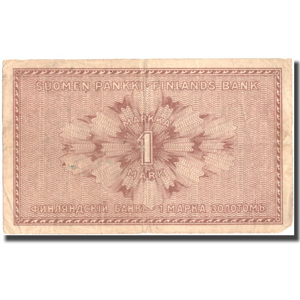 Banknote, Finland, 1 Markka, 1916, 1916, KM:19, EF(40-45)