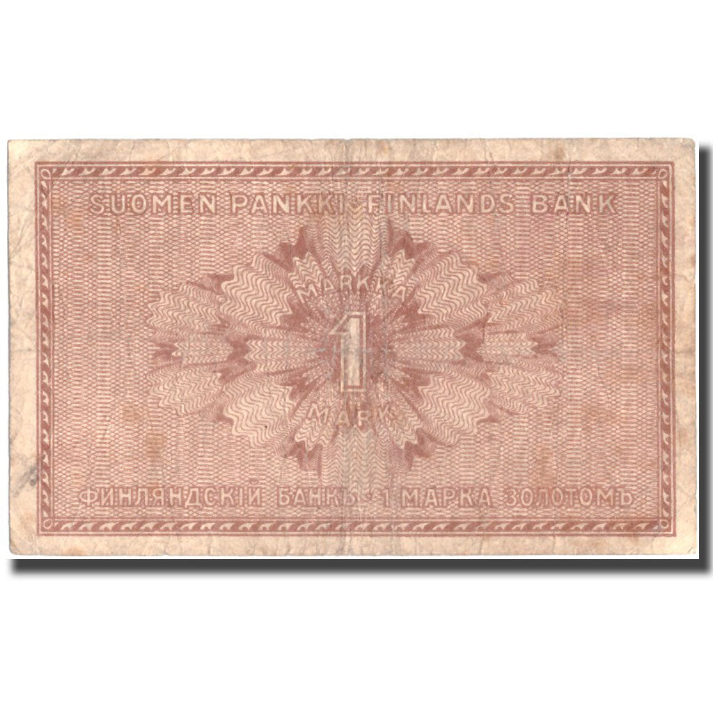 Banknote, Finland, 1 Markka, 1916, 1916, KM:19, VF(20-25)