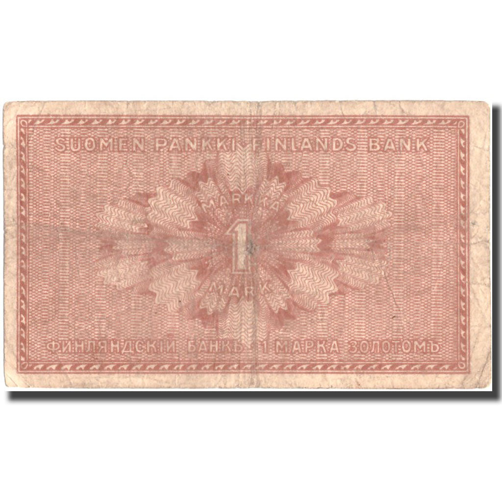 Banknote, Finland, 1 Markka, 1916, 1916, KM:19, VF(20-25)
