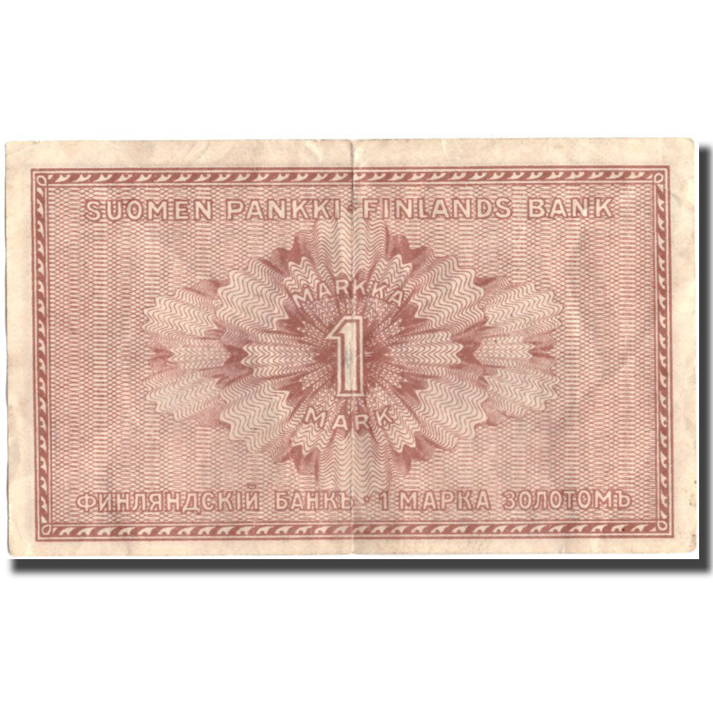 Banknote, Finland, 1 Markka, 1916, 1916, KM:19G, VF(20-25)