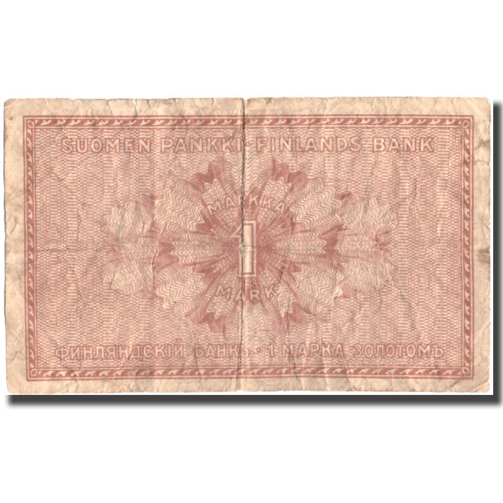 Banknote, Finland, 1 Markka, 1916, 1916, KM:19G, VG(8-10)