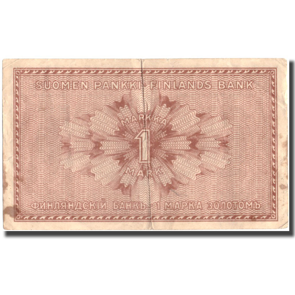 Banknote, Finland, 1 Markka, 1916, 1916, KM:19, F(12-15)