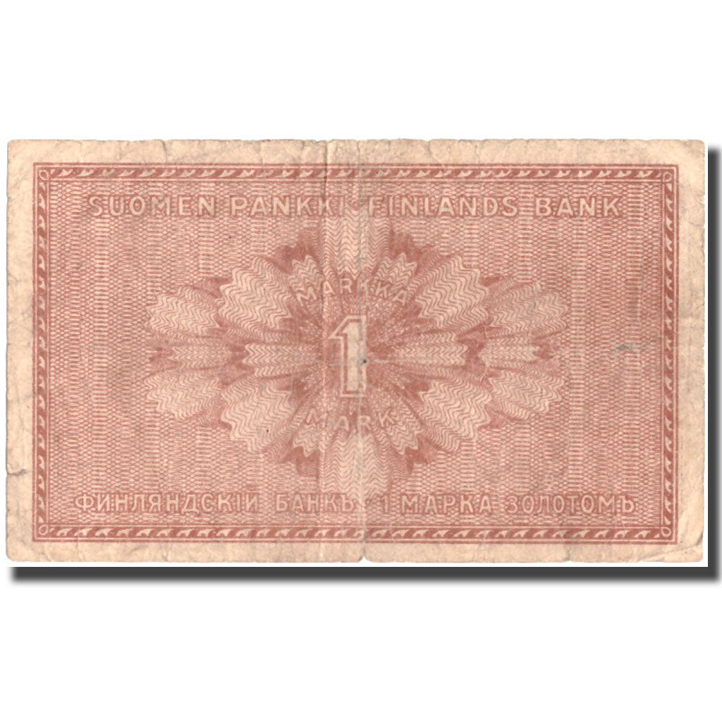 Banknote, Finland, 1 Markka, 1916, 1916, KM:19, VG(8-10)
