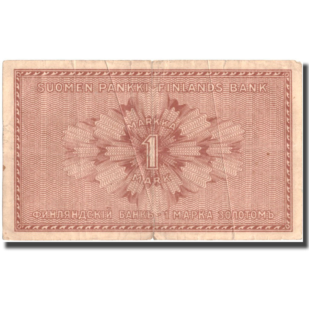 Banknote, Finland, 1 Markka, 1916, 1916, KM:19, VF(20-25)