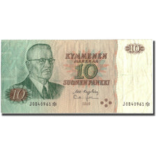 Banknote, Finland, 10 Markkaa, 1980, 1980, KM:111r1, VF(20-25)
