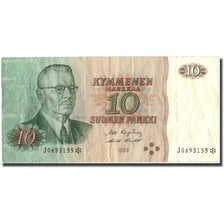 Banknote, Finland, 10 Markkaa, 1980, 1980, KM:111r1, VF(30-35)