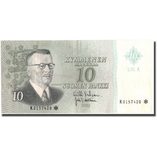 Banknote, Finland, 10 Markkaa, 1963, 1963, KM:104r, EF(40-45)