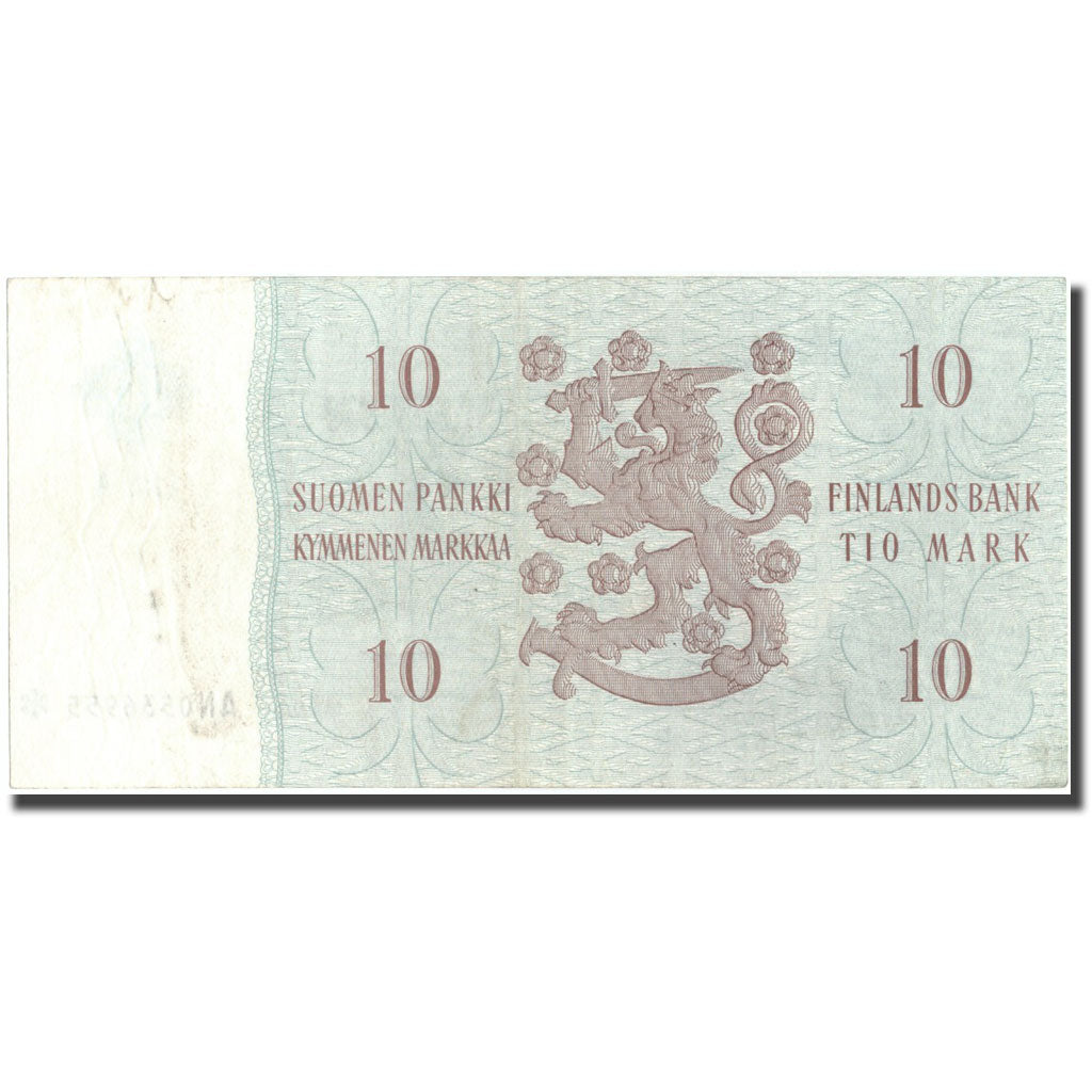 Banknote, Finland, 10 Markkaa, 1963, 1963, KM:104r, AU(50-53)