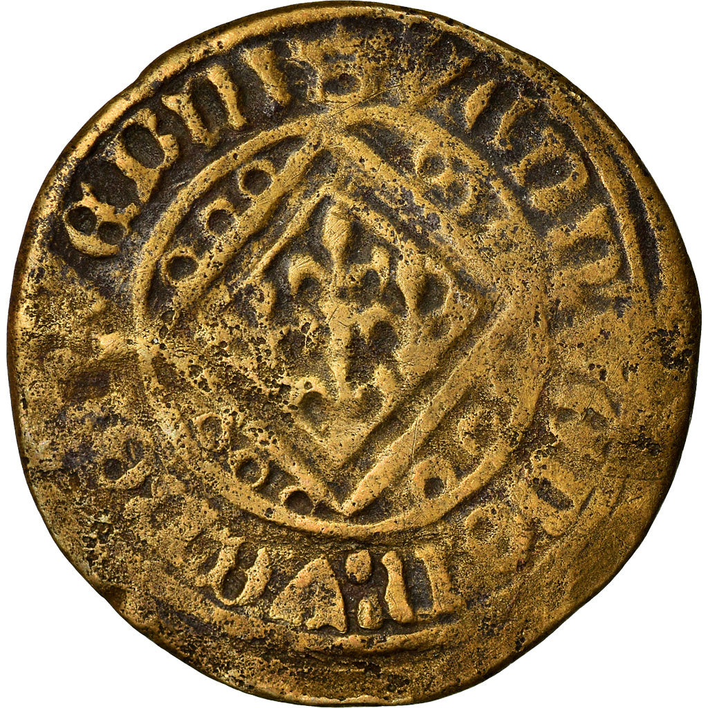France, Token, Jeton de Compte à la nef, History, VF(20-25), Brass