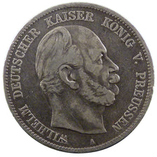 GERMAN STATES, 5 Mark, 1874, Berlin, KM #503, VF(30-35), Silver, 27.40