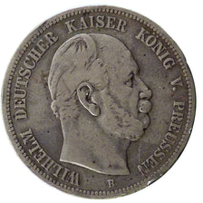 GERMAN STATES, 5 Mark, 1876, Hannover, KM #503, VF(20-25), Silver, 27.30