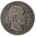 GERMAN STATES, 5 Mark, 1876, Hannover, KM #503, VF(20-25), Silver, 27.30