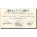 Banknote, Spain, 25 Centimos, BALAGUER, Blason, 1937, 1937, EF(40-45)