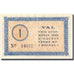 Biljet, Spanje, 1 Peseta, N.D, 1937, 1937, SUP+