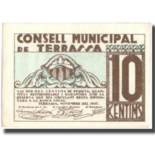 Geldschein, Spanien, 10 Centimos, Blason, 1937, 1937, UNZ