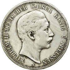 Coin, German States, PRUSSIA, Wilhelm II, 5 Mark, 1894, Berlin, EF(40-45)