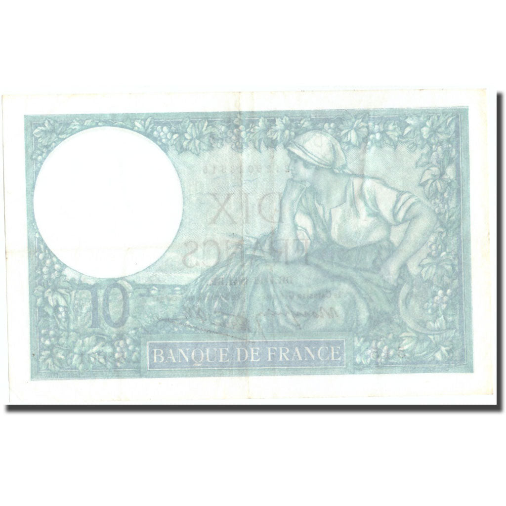 Francia, 10 Francs, 10 F 1916-1942 ''Minerve'', 1941, 1941-12-04, MBC, KM:84