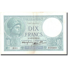 Francia, 10 Francs, 10 F 1916-1942 ''Minerve'', 1939, 1939-10-26, BB