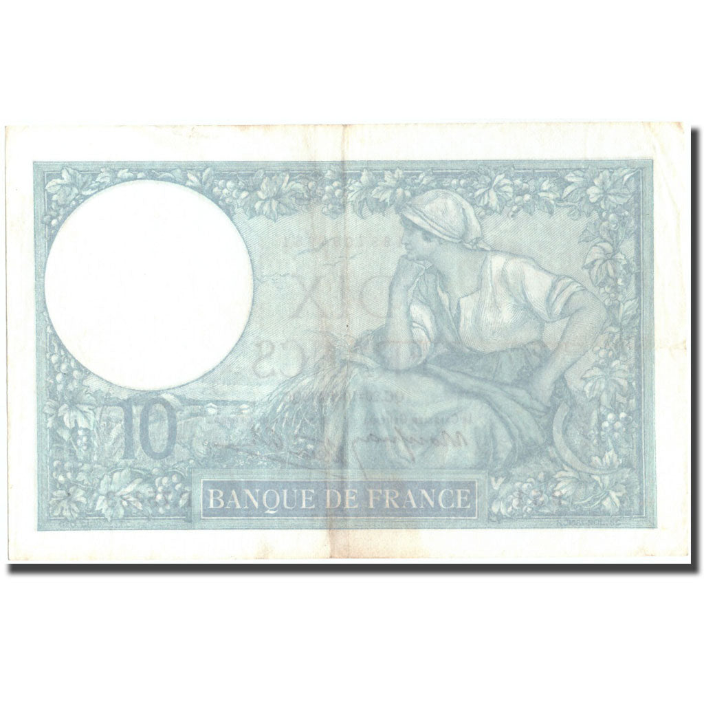 Francia, 10 Francs, 10 F 1916-1942 ''Minerve'', 1939, 1939-10-26, BB