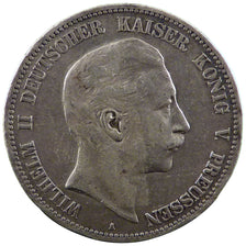 GERMAN STATES, 5 Mark, 1903, Berlin, KM #523, EF(40-45), Silver, 38, 27.50