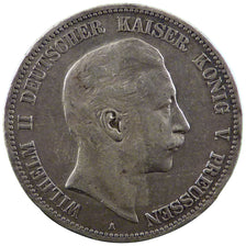 GERMAN STATES, 5 Mark, 1903, Berlin, KM #523, EF(40-45), Silver, 38, 27.50