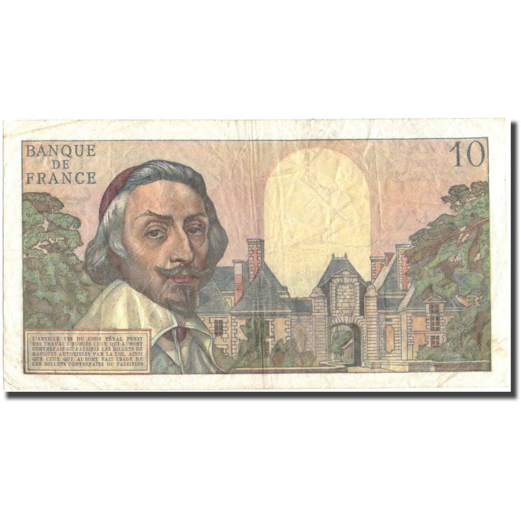 France, 10 Nouveaux Francs, 10 NF 1959-1963 ''Richelieu'', 1961, 1961-12-07