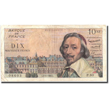 Frankrijk, 10 Nouveaux Francs, 10 NF 1959-1963 ''Richelieu'', 1960, 1960-06-02