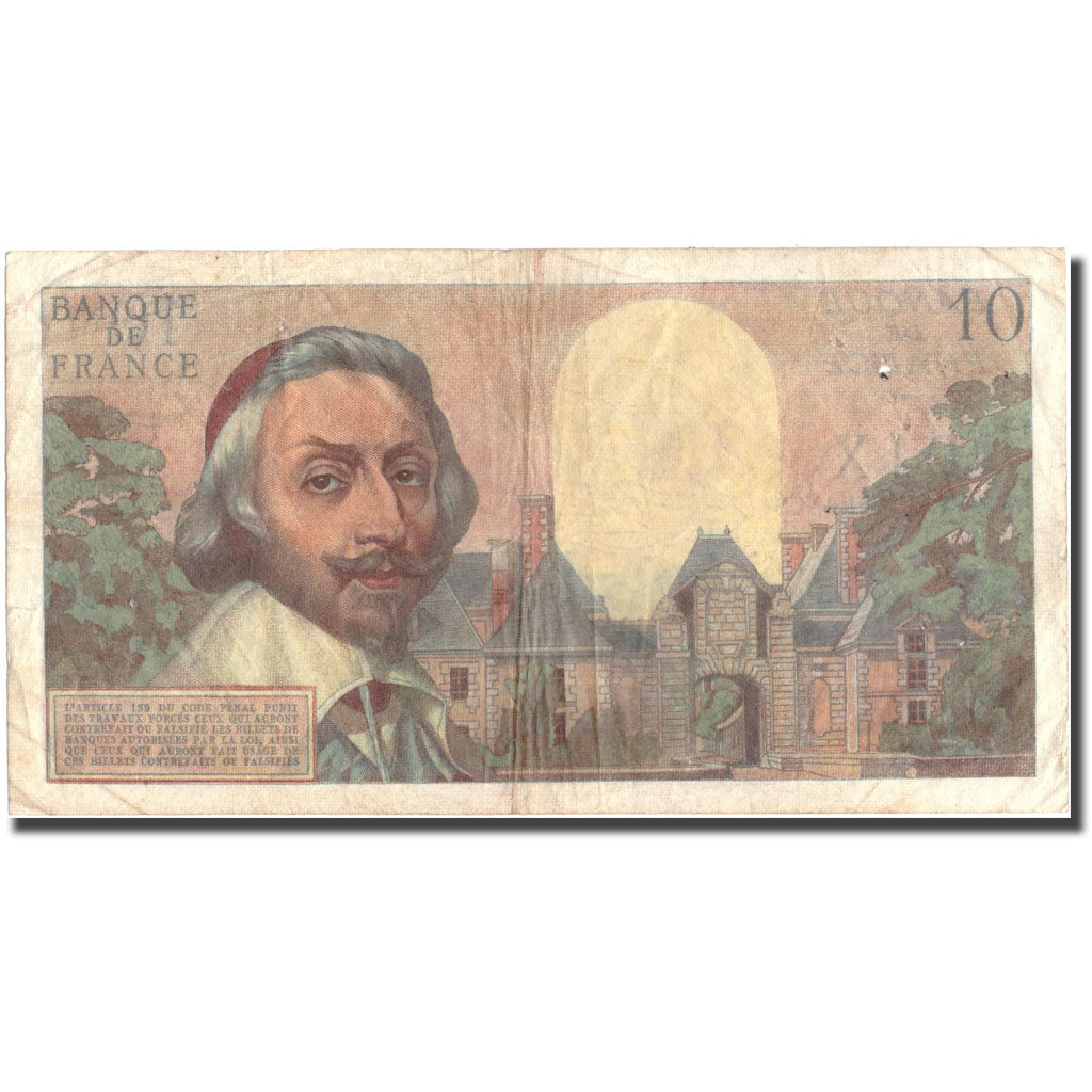 Frankrijk, 10 Nouveaux Francs, 10 NF 1959-1963 ''Richelieu'', 1960, 1960-06-02
