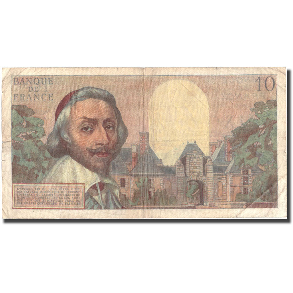 Frankreich, 10 Nouveaux Francs, 10 NF 1959-1963 ''Richelieu'', 1960, 1960-06-02
