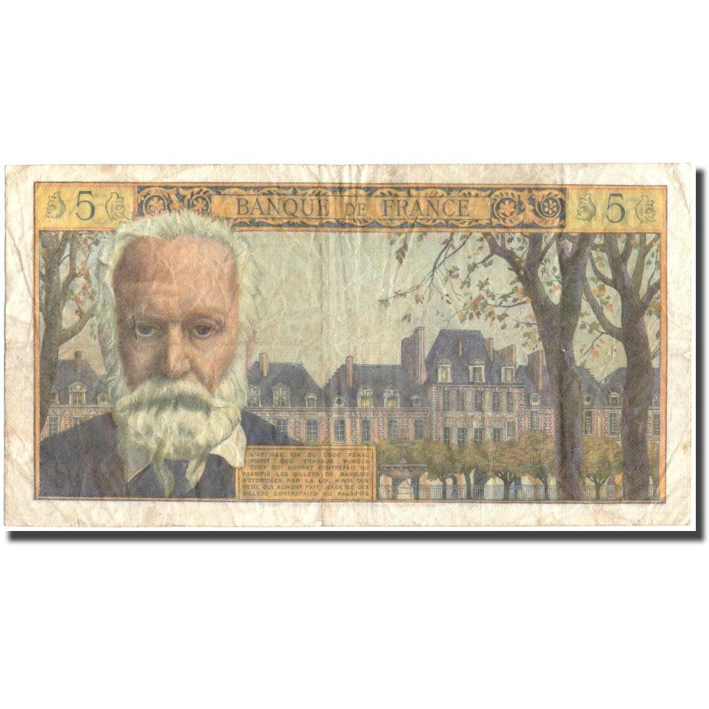 Frankreich, 5 Nouveaux Francs, 5 NF 1959-1965 ''Victor Hugo'', 1965, 1965-02-04