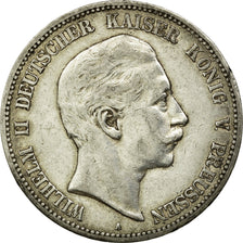 Moneta, Stati tedeschi, PRUSSIA, Wilhelm II, 5 Mark, 1904, Berlin, BB+, Argento