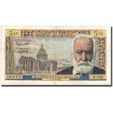 Francia, 5 Nouveaux Francs, 5 NF 1959-1965 ''Victor Hugo'', 1965, 1965-07-01