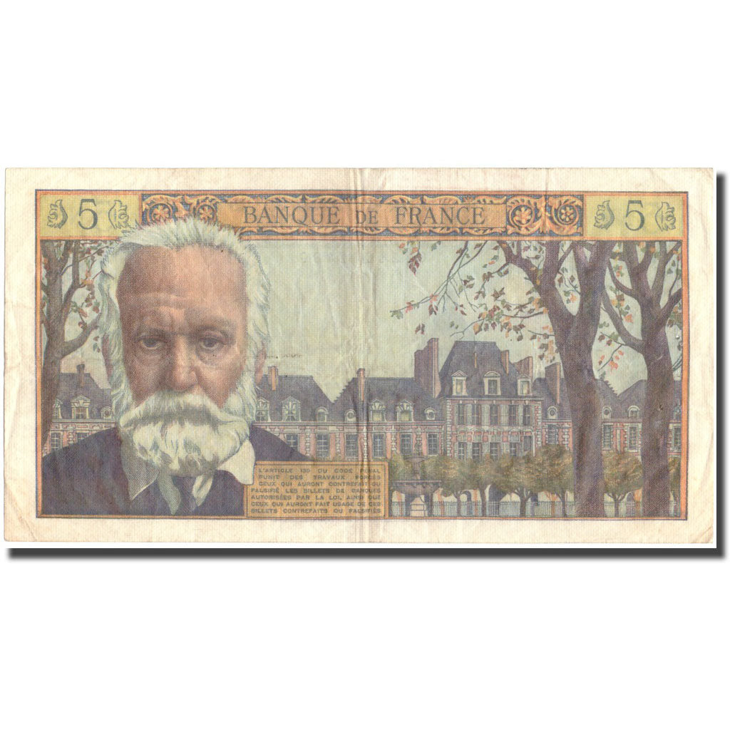 Francia, 5 Nouveaux Francs, 5 NF 1959-1965 ''Victor Hugo'', 1959, 1959-07-02