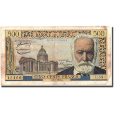 Frankrijk, 500 Francs, 500 F 1954-1958 ''Victor Hugo'', 1955, 1955-01-06, TB