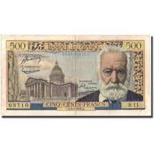 Frankrijk, 500 Francs, 500 F 1954-1958 ''Victor Hugo'', 1954, 1954-03-04, TB