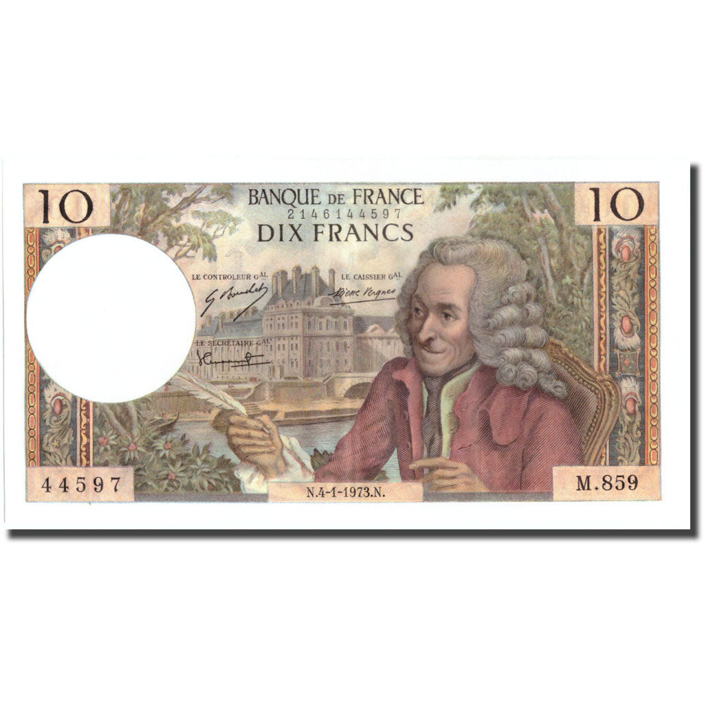 Francia, 10 Francs, 10 F 1963-1973 ''Voltaire'', 1973, 1973-01-04, SPL+